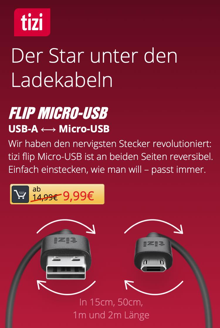 tizi flip Micro-USB