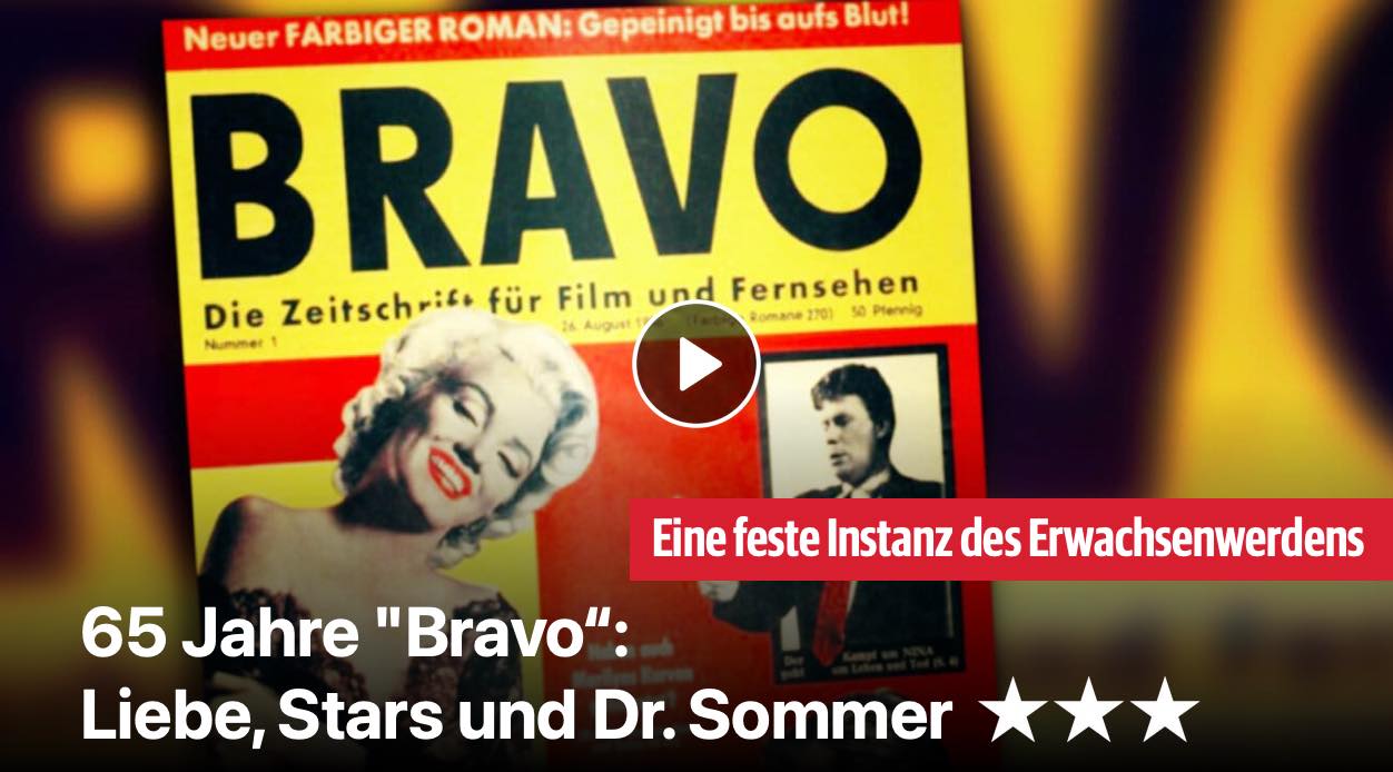 65 Jahre Bravo: Liebe, Stars und Dr. Sommer