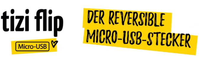 Der reversible Micro-USB-Stecker
